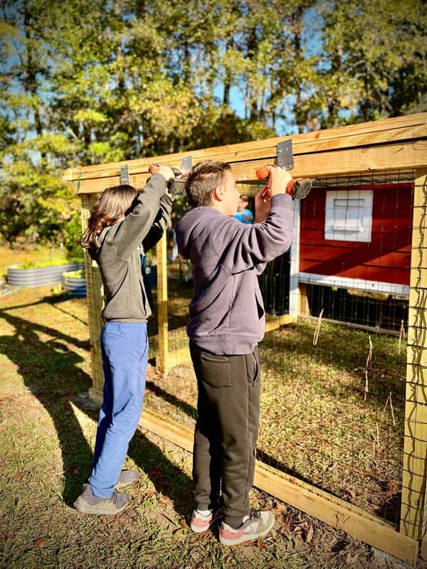 Farm school outdoor classroom